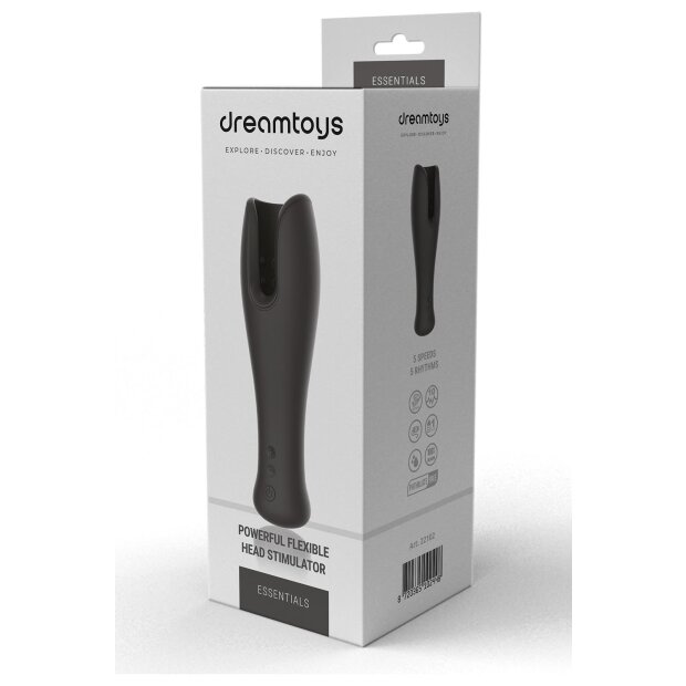 Deam Toys stimulateur de gland flexible noir