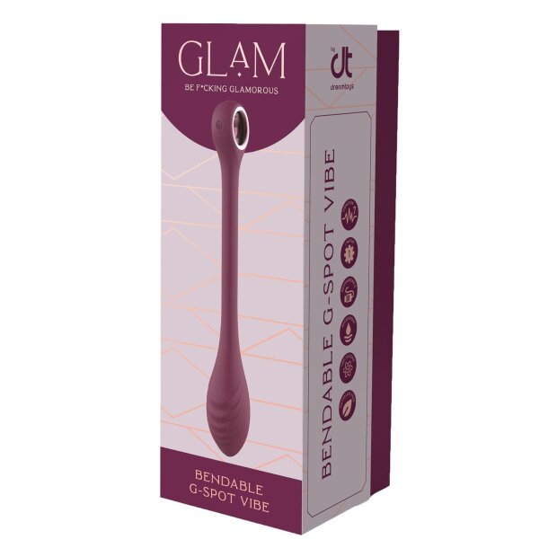 Dream Toys Glam biegsamer G-Punktvibrator lila
