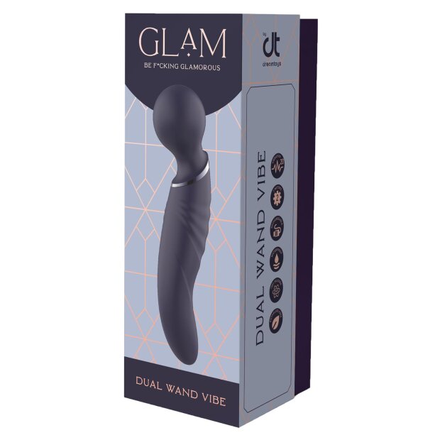 Dream Toys Glam Dual Wall Massager blue