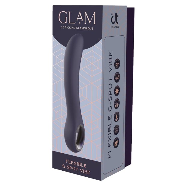 Dream Toys Glam flexible G-spot vibrator blue