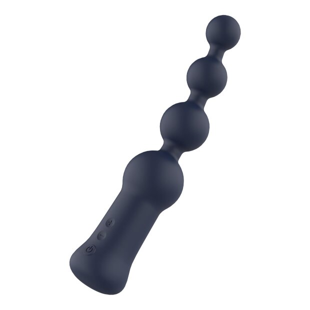 Dream Toys Startrooper großer, flexibler Analvibrator mit Perlen blau 3,4 cm