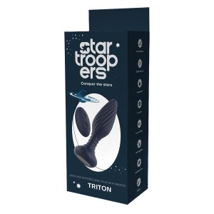 Dream Toys Startrooper Triton Vibration Plug anal bleu 4 cm