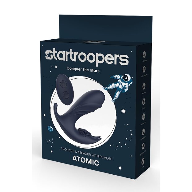 Dream Toys Startrooper Atomic Prostata Massager mit Vibration blau 4 cm