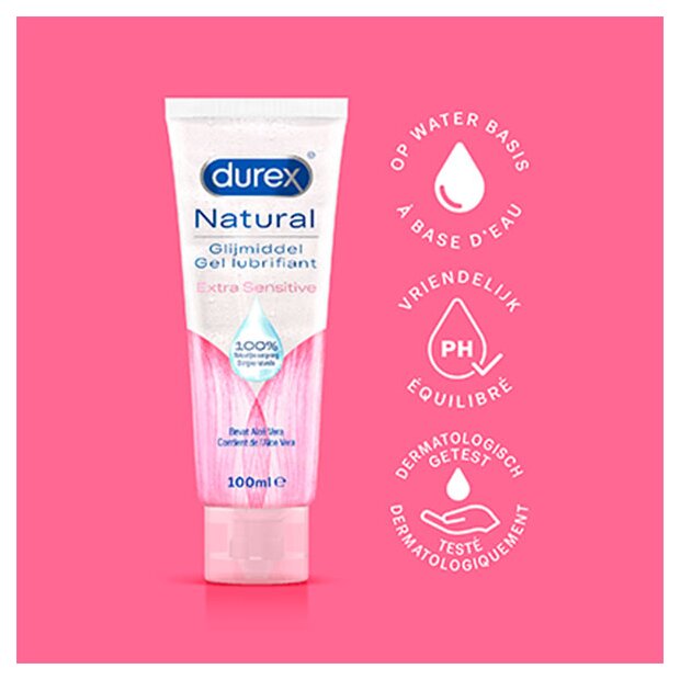 Durex Lubricant Natural Extra Sensitive 100 ml