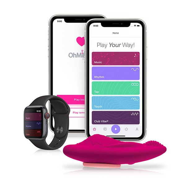 OhMiBod - Foxy Vibromasseur panty contrôlé par app Bluetooth