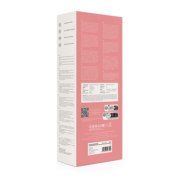 Svakom Mora Neo Interaktiver Stoß-Vibrator Pfirsich Pink