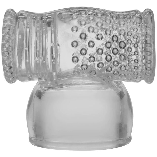 Doc Johnson Cock Stroker Wand Attachment - Clear