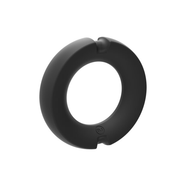 Doc Johnson The Paradox Silicone/Metal Cock Ring  45mm Black