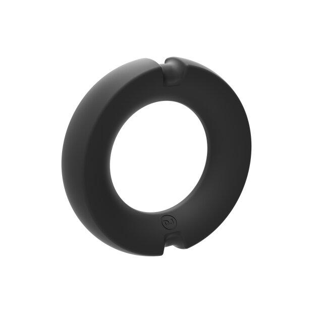Doc Johnson The Paradox Silicone/Metal Cock Ring 50mm Black