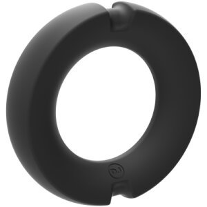 Doc Johnson The Paradox Silicone/Metal Cock Ring 50mm Black