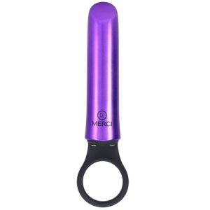 Doc Johnson Power Play with Silicone Grip Ring - Violet