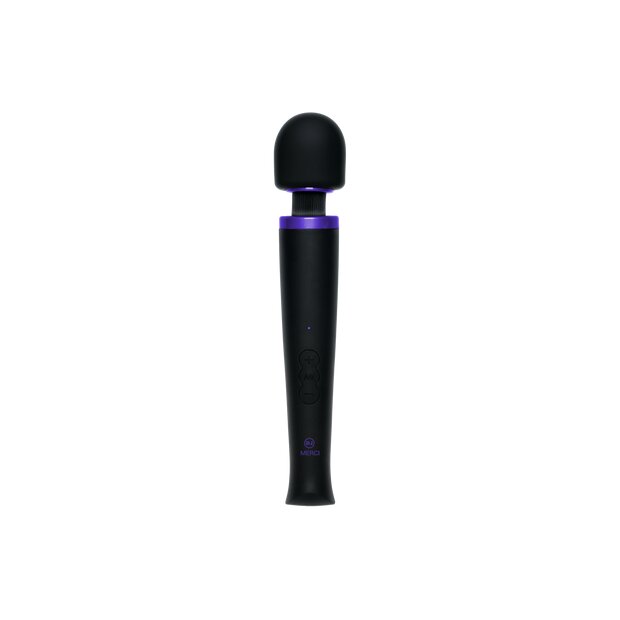 Doc Johnson Rechargeable Power Wand Ultra-Powerful Silicone Wand Massager Black