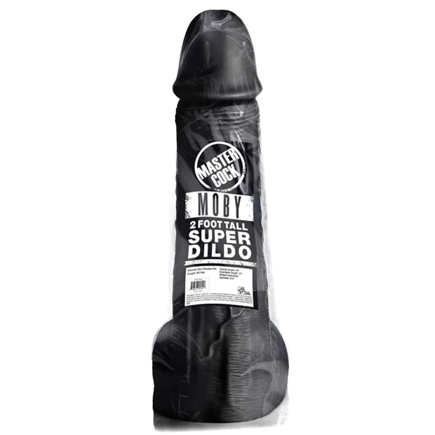 XR Brands Moby Super Dildo - 2 ft / 60 cm - Noir