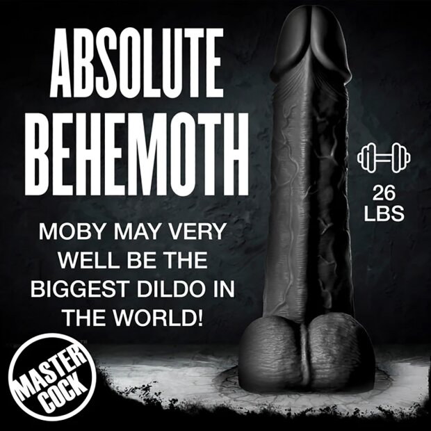 XR Brands Moby Super Dildo - 2 ft / 60 cm - Noir