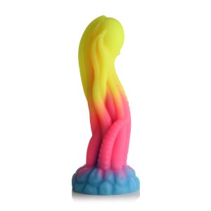 Tenta Glow - Glow-in-the-Dark Silicone Dildo - 21,6 cm