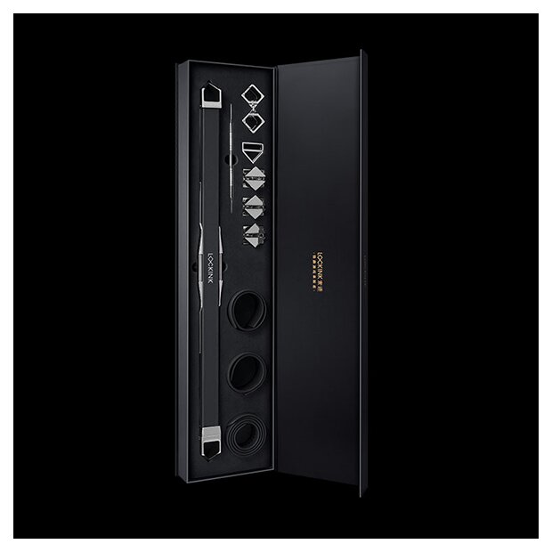 LOCKINK - Adjustable Spreader Bar Set Black