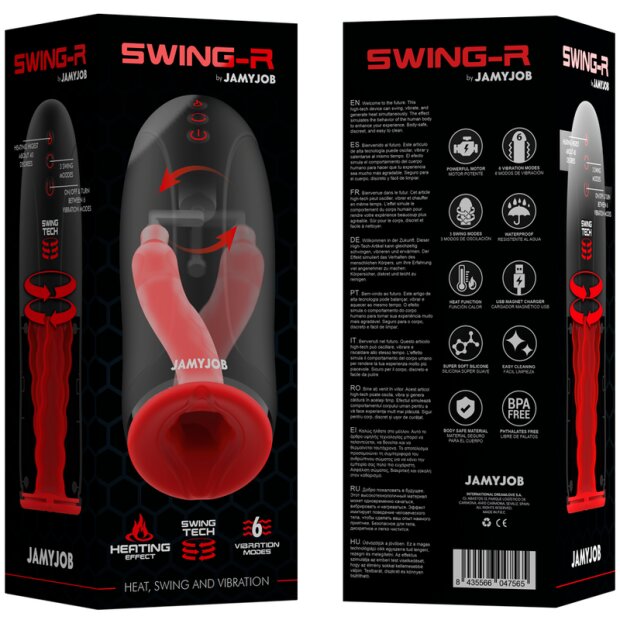Jamyjob Swing-R Effet de chaleur, Swing-Tech et Vibration Masturbation