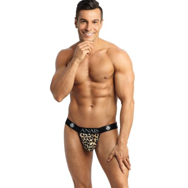 ANAIS Men Jockstrap Mercury Rio ouvert avec imprimé animalier S