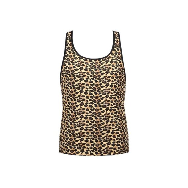 ANAIS Hommes Top Mercury avec imprimé animalier S
