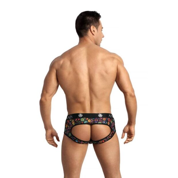 ANAIS Men Mexico Slip jock avec têtes de mort colorées S