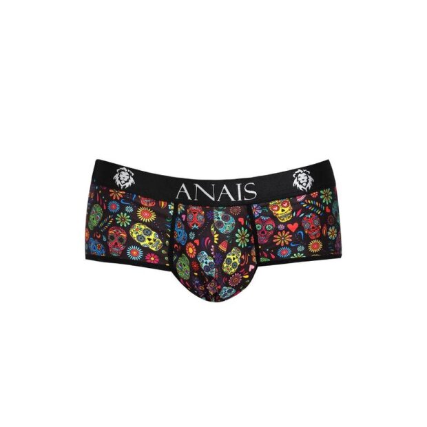 ANAIS Men Mexico shorts with colorful skulls S