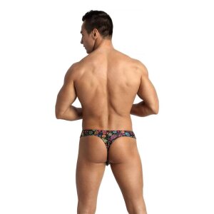 ANAIS Men Mexico String mit bunten Totenköpfen S - XL