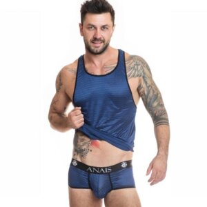 ANAIS Men Naval Top blau S - XL