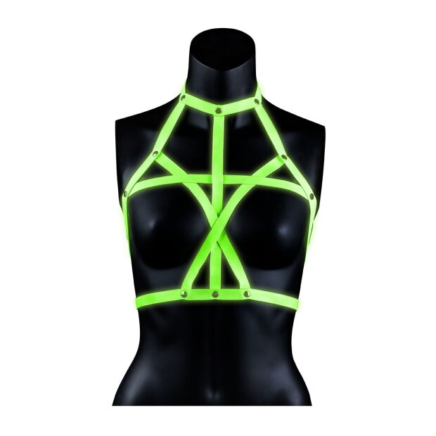 Bra Harness Glow in the Dark S/M - L/XL