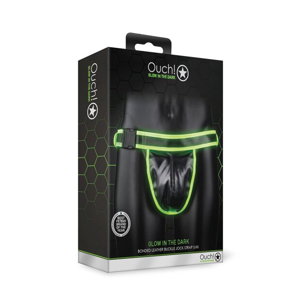 Jockstrap with Buckle Glow in the Dark S/M