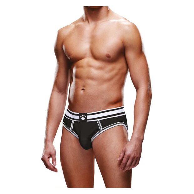 Prowler Black/White Open Brief Medium