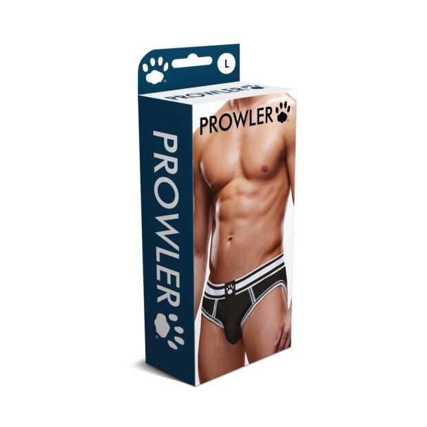 Prowler Black/White Open Brief Medium