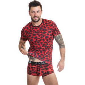 ANAIS Men Savage T-Shirt mit Animalprint S - XL