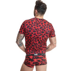 ANAIS Men Savage T-Shirt mit Animalprint S - XL