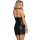 Subblime robe courte wetlook sans bretelles noir S/M