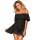 Subblime kurzes Kleid mit String schwarz S/M - L/XL