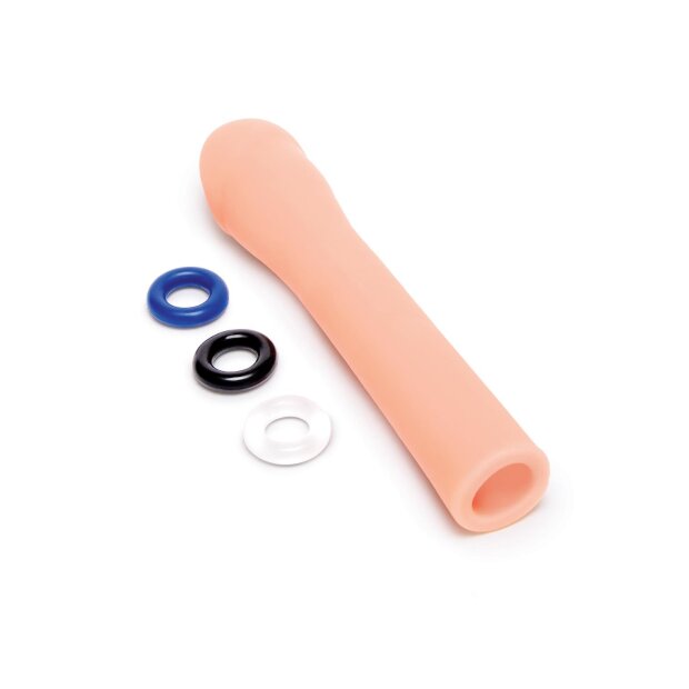 Size Up 3 Inch Extra Realistic Penis Extender Flesh