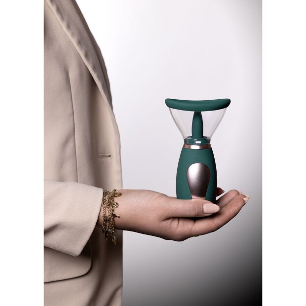 Shots Enhance - Pompe à seins et à vulve rechargeable - Vert forêt