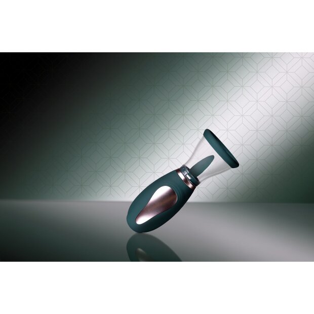 Shots Enhance - Pompe à seins et à vulve rechargeable - Vert forêt