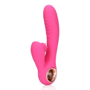 Loveline Tongue Flickering and Heating Rabbit Vibrator -...