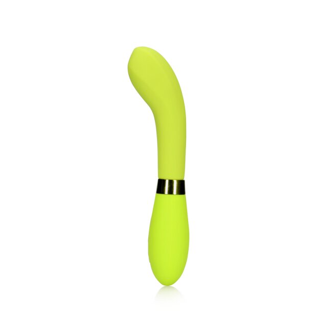 Loveline Silicone G-Spot Vibrator - Lime Passion
