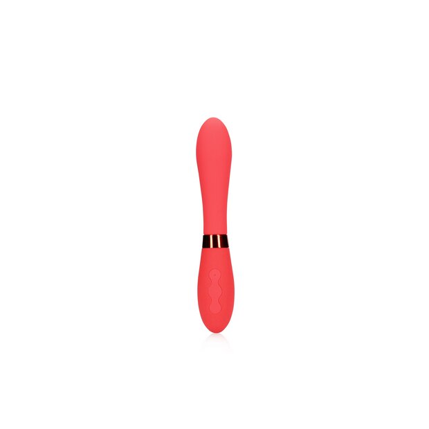 Loveline Silicone Smooth Vibrator - Salsa