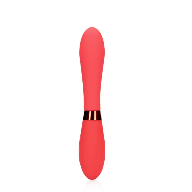 Loveline Silicone Smooth Vibrator - Salsa