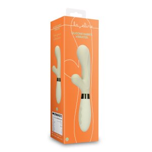 Loveline Silicone Rabbit Vibrator - Misty Green