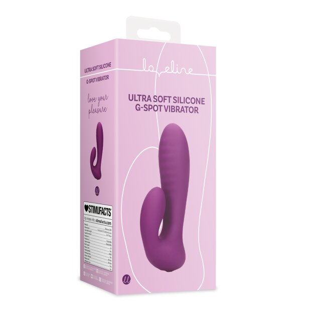 Loveline Ultra Soft Silicone G-Spot Vibrator - Orchidee Purple