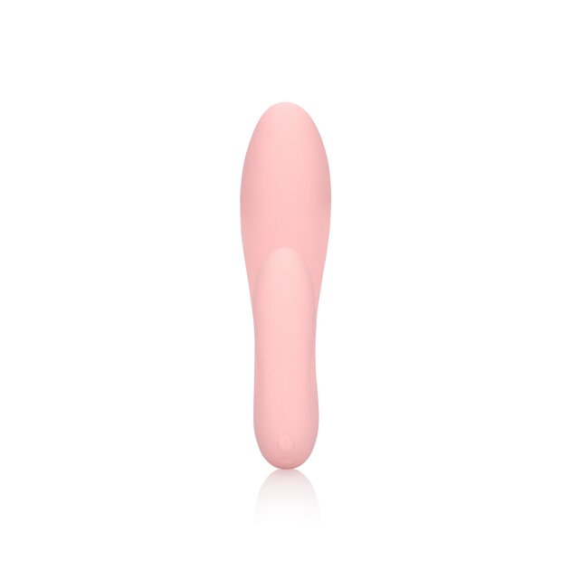 Loveline Ultra Soft Silicone G-Spot Vibrator - Cherry Chiffon
