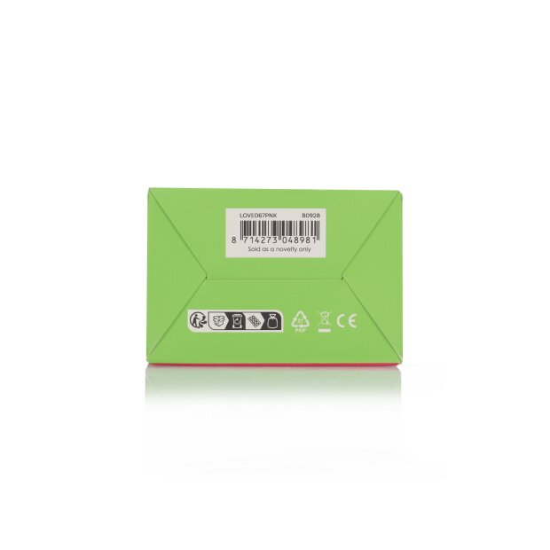 Loveline Ultra Soft Silicone Double-Sided Wand Vibrator - Prestone Pink