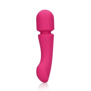 Loveline Ultra Soft Silicone Double-Sided Wand Vibrator -...