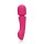 Loveline Ultra Soft Silicone Double-Sided Wand Vibrator - Prestone Pink