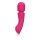 Loveline Ultra Soft Silicone Double-Sided Wand Vibrator - Prestone Pink
