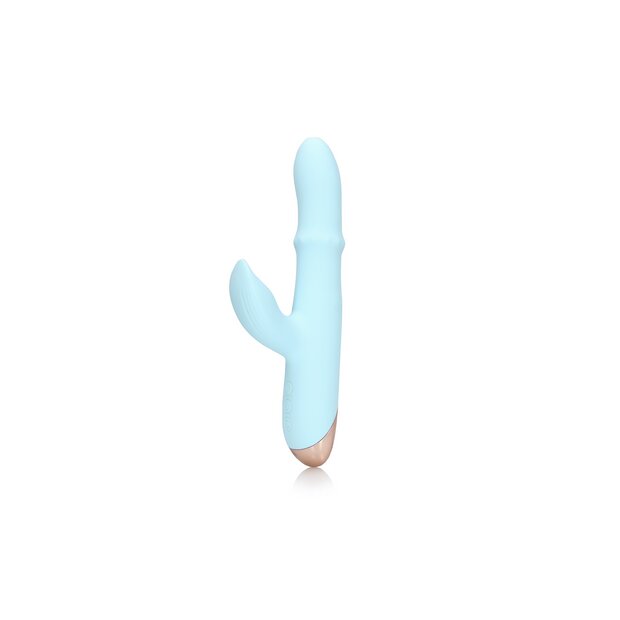 Loveline Pulse Wave and Up-and-Down Moving Ring Vibrator - Arctic Blue